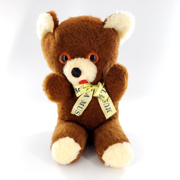 Other - Vintage A & L Novelty Wind Up Musical Teddy Bear 12" Plush Tested & Works